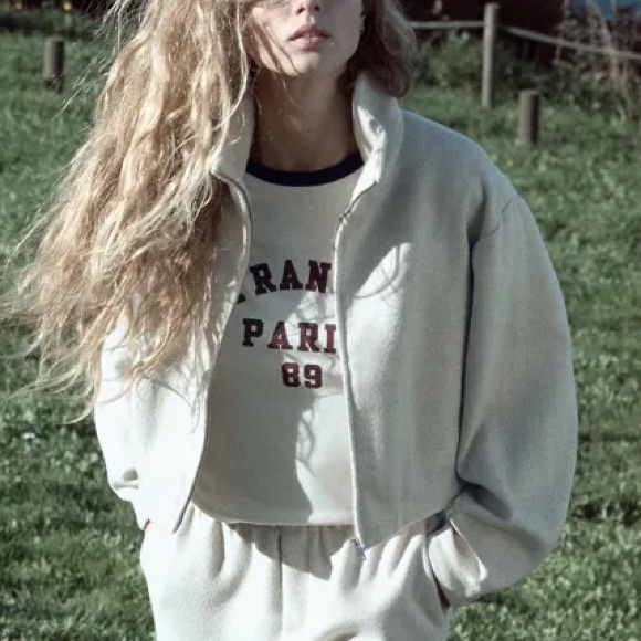 Zara NWT cream soft bomber jacket - Picture 5 of 10